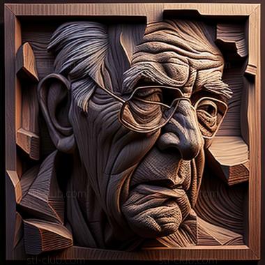 3D мадэль Дуглас Горслайн, американский художник (STL)